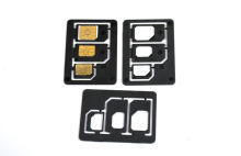 For Iphone Triple Sim Adapter , Multifunction Convenient 3 In 1