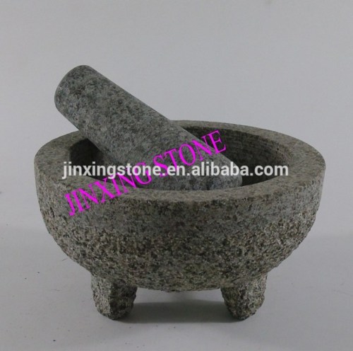 Molcajete Mortar and Pestle Granite/Natural Granite Mortar Grinder Crushing Grinding Food                        
                                                Quality Choice