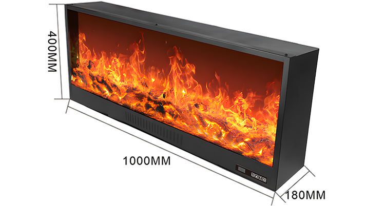 hot sale heating multicoloured flame LED light  electric fireplace