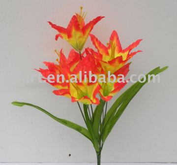 Multicolor artificial flowers making for home decoration