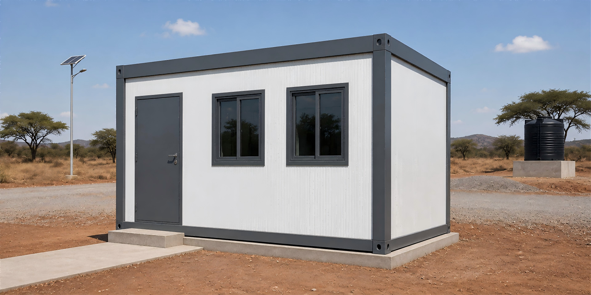 плоский-контейнер-дом-сайт-офис-Африка- flat-pack-container-house-site-office-africa-