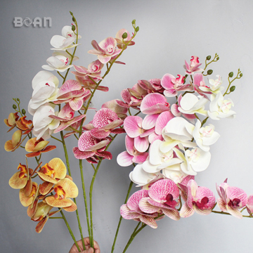 3D Printed Silk Orchid Bouquet with 9 Heads - Wedding Decoration
