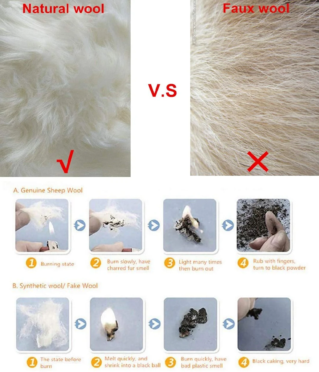 100% Fur Australia Sheepskin Chair Pads