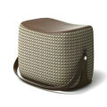 Modern designer leather fancy ottoman stool