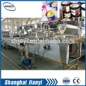 industrial ice cream machine / ice cream production line