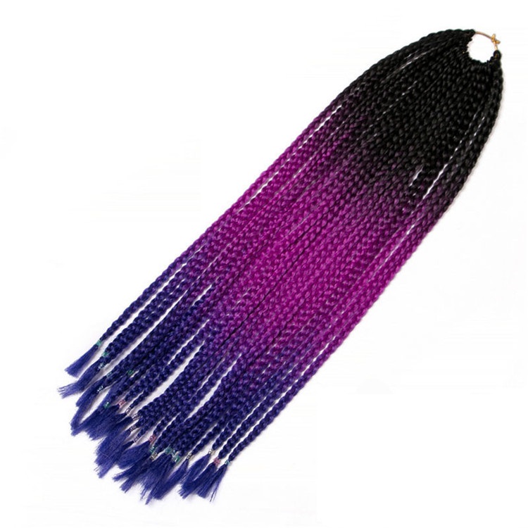 24inch Ombre Box Braids Thick Thin Crochet Braids Wholesale