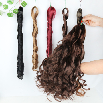 Pre Pulled Braids Afro Kinky Hair Piece Bulk Synthetic Silky Expressions Extensions For Braids Vendors Hair Braiding