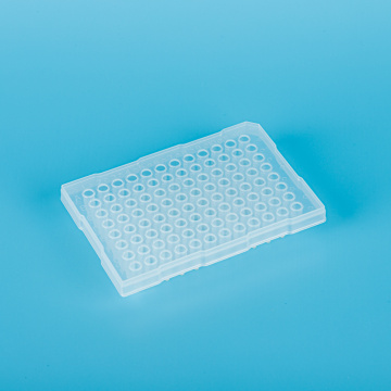 0.2ml 96-byen plak PCR, abi-kalite, skirted, natirèl