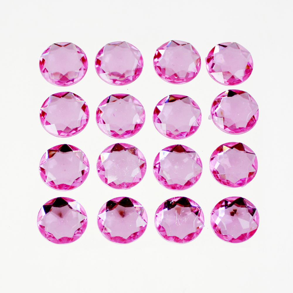 4x4 Pink Diamond Scrapbooking Gemstone Sticker