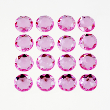 4x4 Pink Diamond Gemstone Sticker