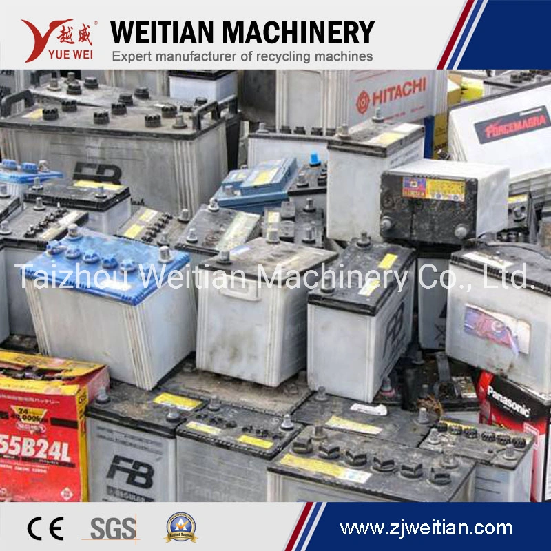 Automatic Old Used Lead Batteries Recycling Machine