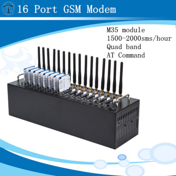 sms gateway 16 port with imei change, bulk sms 16 port gateway with at command, 16 port sms gateway