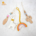 Πλέκω Llama Baby Play Γυμναστήριο Με κρεμαστή Teether