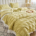 100% Cotton Seersucker Comforter set dengan 2 bantal