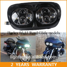 2x 5 3/4 Harley Road Glide dual led headlight 5.75inch for harley