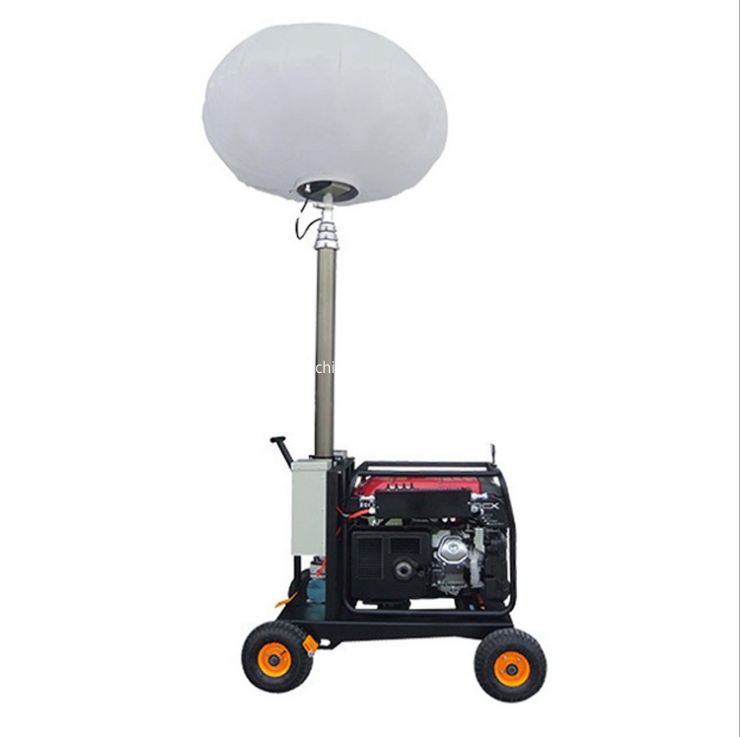 Torre de luz de empuje manual Hand push light tower