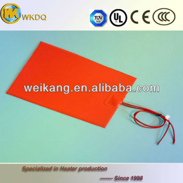 Silicone flexible heater