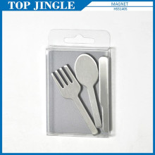 6pcs Tableware Shaped Small Decorative Magnets Set