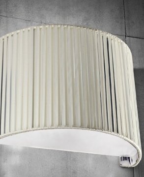 Modern fabric wall lamp