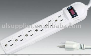 6 outlet UL power strip power outlet outlet strip