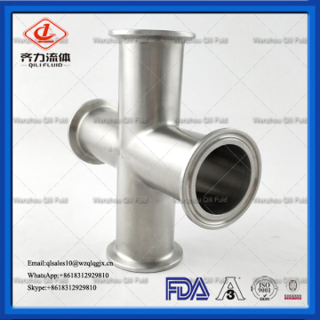 Connexion de passe sanitaire 3A Clamp Equal Long Cross