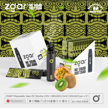 ZGAR Bar Disponível Cigarro Eletrônico Vape