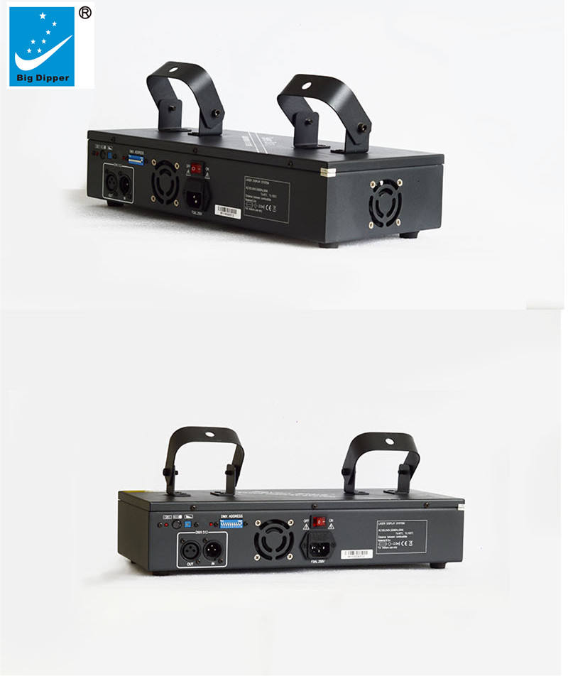 rgb laser light Big Dipper three eyes DMX dj lights disco