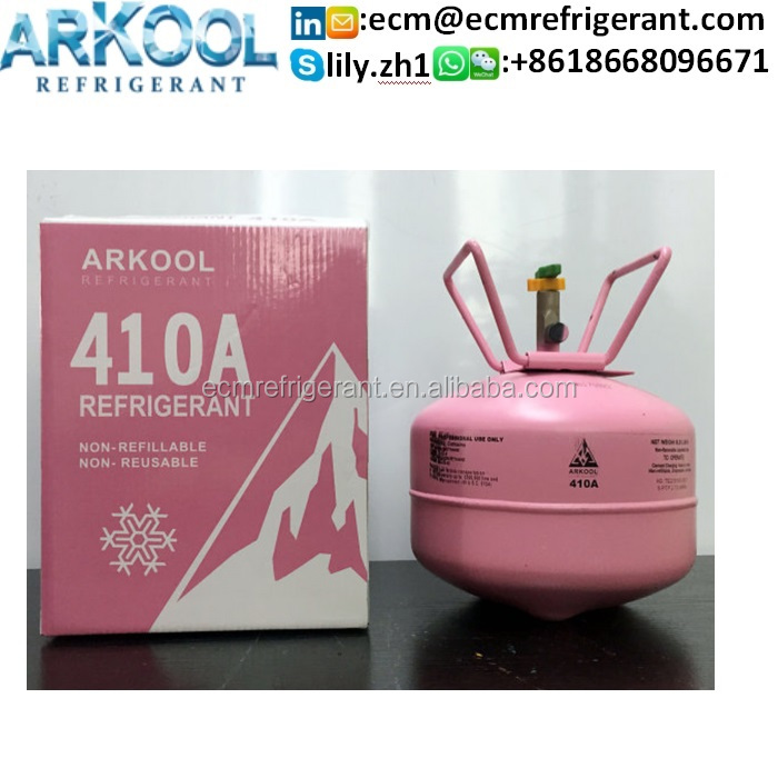 OEM R410a refrigerant gas can for a/c refrigeration system CE ARKOOL .