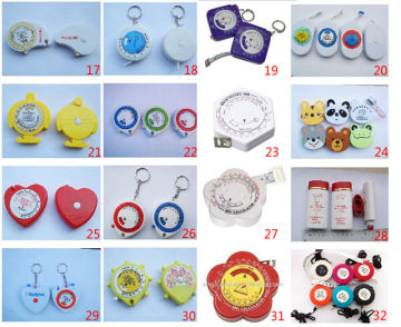variious novelty tape measure for gifts or promotional