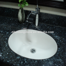 Blue pearl granite vanity top,granite vanity top with porcelain sink