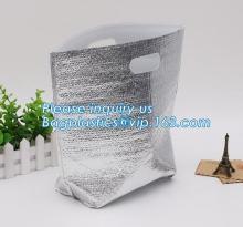 environmental thermal insulation ice pack tote bags, cake cooler aluminum foil insulation hand thermal bags