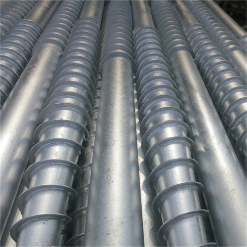 Pilas de anclaje de suelo de acero galvanizado Q235
