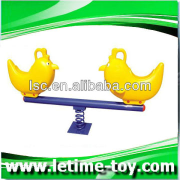 children plush playground plastic seesaw