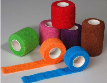 ( S )Non-woven printed cohesive elastic bandage cohesive flexible bandage horse cohesive bandage