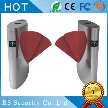 Security Optical Card Read Flap Barrier Turnstile