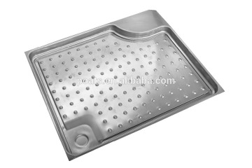 stainless steel shower tray .Size:900X750X60mm