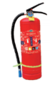 Portable clean gas fire extinguisher