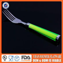 Plastic stainless steel dinner fork ,kids fork