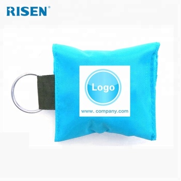 one way valve cpr mask face shield keychain