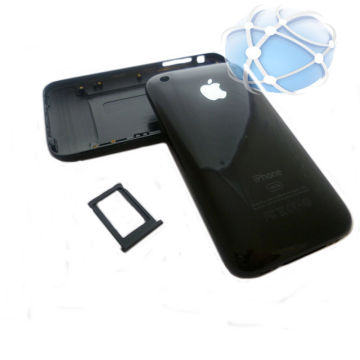 Black Iphone 3g 16gb Rear Panel Back Cover Replacement Housing