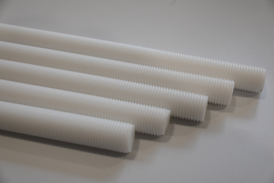全ねじ PTFE ロッド 12 Full threaded PTFE Rod12