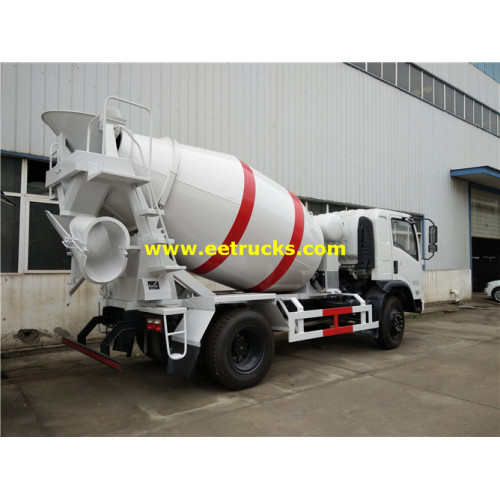 3ton 4x2 Used Concrete Mixing Trucks