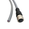 Conector de enchufe redondo M12 Cable femenino de 8 polos