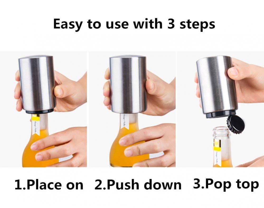 Push Down Bottle Opener