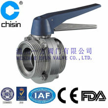 Sanitary Threaded Butterfly Valve