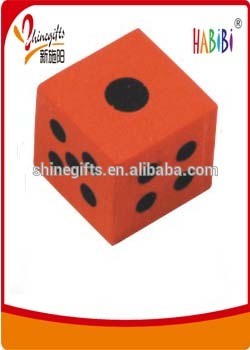 Wholesale Soft Fuzzy Eva Foam Dice