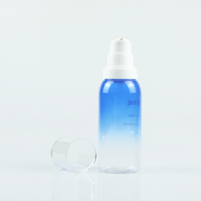 Lozione cosmetica per petg in plastica che cambia gradualmente colore da 250 ml