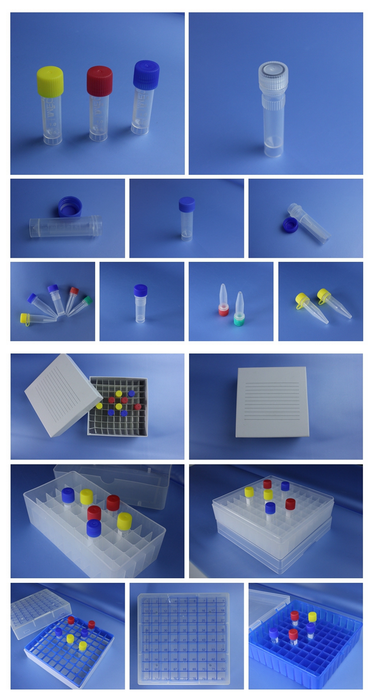 Lab Consumables 1.8ml Plastic Freezing Fallopian Micro Tube