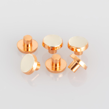 Customized High Bonding Strength Trimetal Silver Alloy Electrical Contact for Conductors