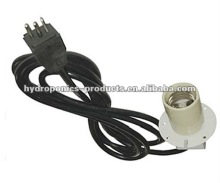 Socket Cord Set--Grow Light/Hydroponics reflector/hood accessory